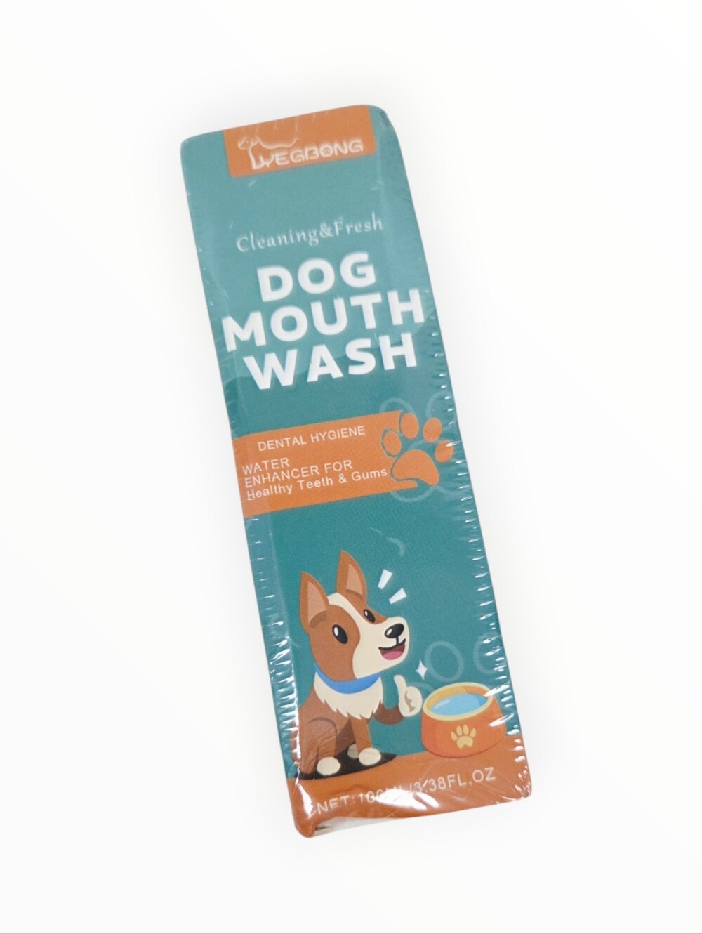Dog Mouth Wash - Fresh Citrus Blue Bottle